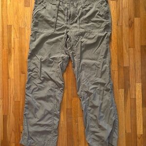 The North Face Gray Track Pants with Relaxed Fit